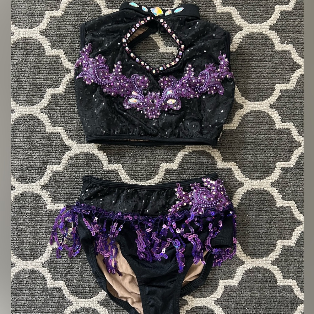 2 piece dance costume
